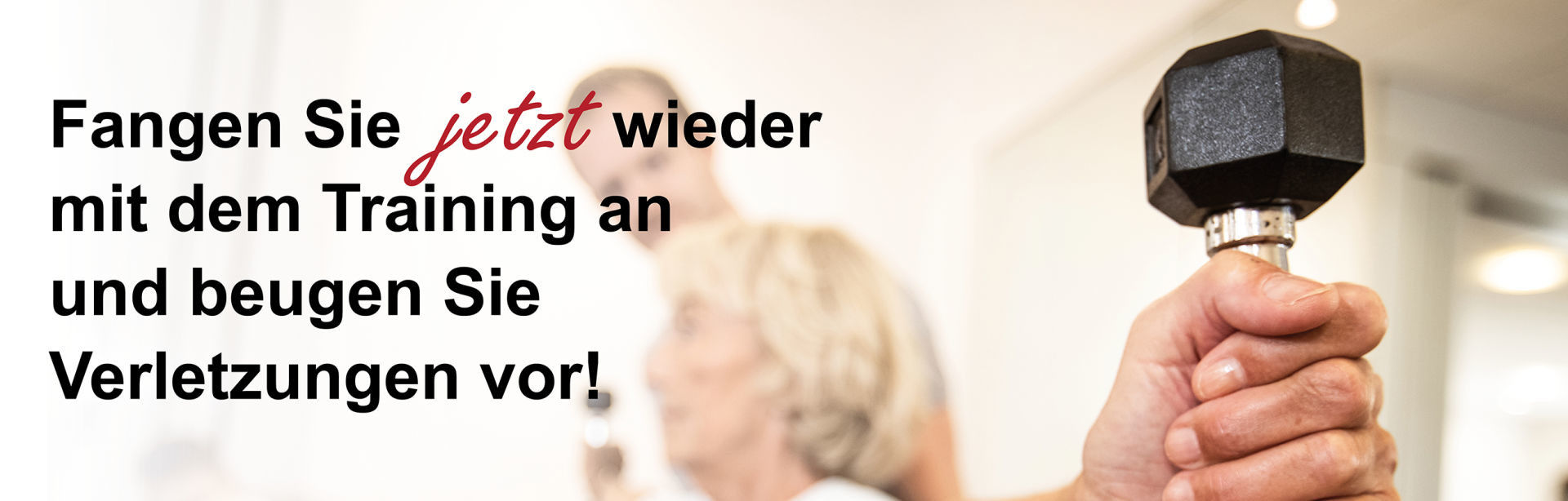 Verletzungsgefahr vermeiden - Starten Sie jetzt mit Ihrem Training!