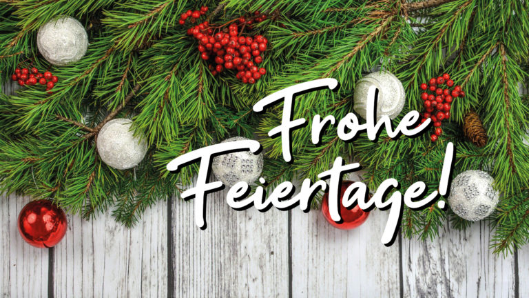 Man muss die Feste feiern, wie sie fallen (Hermann Salingré) - Frohe Feiertage