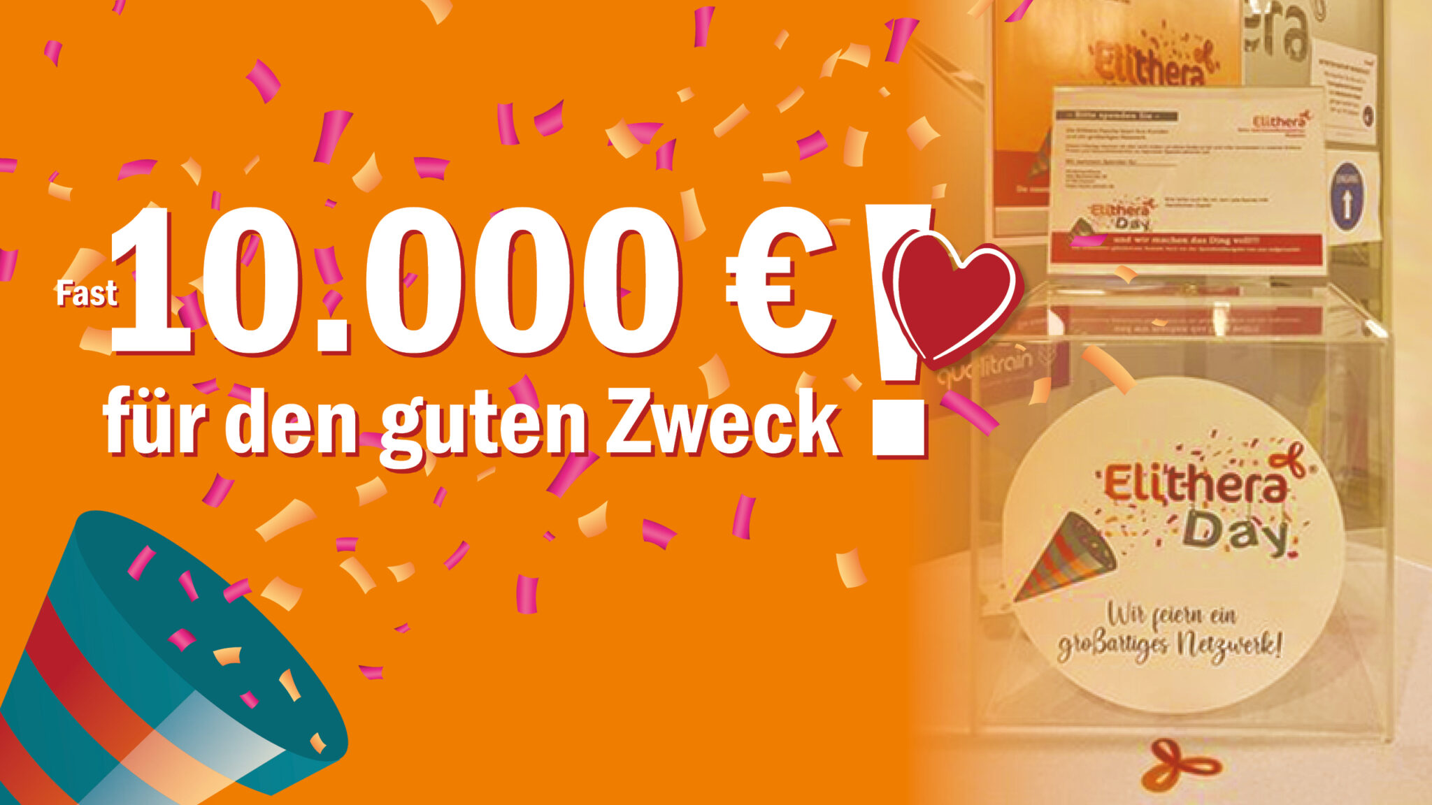 Elithera Day fast 10.000 € Spenden für den guten Zweck. Elithera